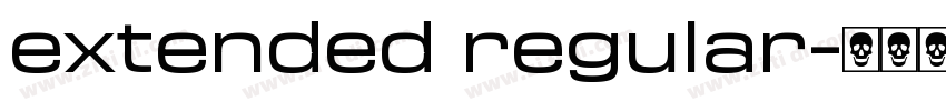 extended regular字体转换 extended regular字体转换